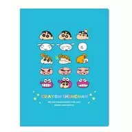 野原しんのすけ表情／スタンダード ポケット付きキラキラA4ファイル 「クレヨンしんちゃん」
