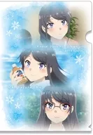 デザイン01.桜島麻衣 A4クリアファイル 「青春ブタ野郎はサンタクロースの夢を見ない」