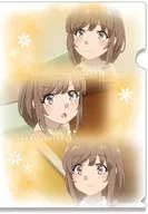 デザイン04.梓川花楓 A4クリアファイル 「青春ブタ野郎はサンタクロースの夢を見ない」