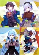 全4種セット オリジナルA4クリアファイル 「バーチャルYouTuber ホロライブ×セブンイレブン」 対象商品購入特典