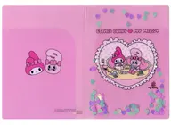 エスターバニー＆マイメロディ ピンク スパンコール入りクリアファイルA5W 「Esther Bunny -エスターバニー-×サンリオキャラクターズ マイメロディ」