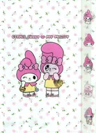 エスターバニー＆マイメロディ ホワイト ダイカットクリアファイル5P 「Esther Bunny -エスターバニー-×サンリオキャラクターズ マイメロディ」