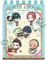 集合(ブルー) シングルクリアファイル きゃらペコチョコミント 「ブルーロック」