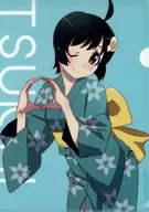 阿良々木月火(＜物語＞シリーズ) イベント描きおろしA4クリアファイル 「シャフト50周年展」