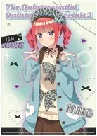 中野二乃(チョコミントGAL) A4シングルクリアファイル 「五等分の花嫁*」