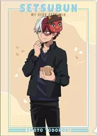 轟焦凍 撒け!豆まき クリアファイル 「僕のヒーローアカデミア」