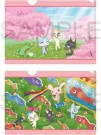 春 カレンダーシリーズ A5クリアファイルセット 「どこでもいっしょ」