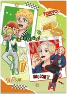 花垣武道＆佐野万次郎 A4シングルクリアファイル Welcome diner 「東京リベンジャーズ」
