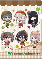 集合(フルーツ衣装) A4クリアファイル 「TVアニメ mono」