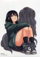 四谷みこ 描き下ろし透けるクリアファイル 「コミックス 見える子ちゃん 第14巻」 メロンブックス購入特典