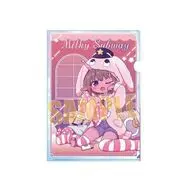 チハル(パジャマパーティー) クリアファイル 「アニメ 銀河特急 ミルキー☆サブウェイ」