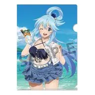 [新品] アクア 描き下ろしクリアファイル バカンス ver. 「この素晴らしい世界に祝福を!」