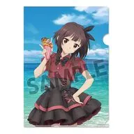 [新品] めぐみん 描き下ろしクリアファイル バカンス ver. 「この素晴らしい世界に祝福を!」
