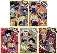 全5種セット オリジナルA4クリアファイル 「ハイキュー!!キャンペーン×ファミリーマート」 対象商品購入特典