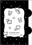 A柄 MONO CHROME インデックスホルダー(5ポケット) 「リラックマ」