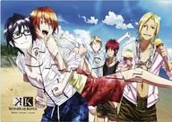 Gathering (5 persons) A3 Desk Mat 「 K RETURN OF KINGS 」