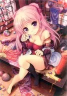 [A la Carte] Miyakuni Shuri Original B4 Desk Mat "Computer Soft Sennobitou, Momohanazome no 皇姫 - Hana Akari - Premium Pack" Melon Books Purchase benefits