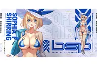 Sofia F. Shirring Swim Suit Ver. Rubber Desk Mat "Bunny Suit Planning"