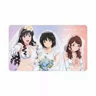 中多紗江＆七咲逢＆森島はるか 描き下ろし ウェディング水着ver. マルチデスクマット 「アマガミSS 15th Anniversary POP UP SHOP in ボークス秋葉原ホビー天国2」