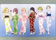 集合 描き下ろし 夏祭りver. マルチデスクマット 「TVアニメ うたごえはミルフィーユ POP UP SHOP in Ami Ami」