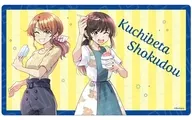 くちなし日代乃＆柳凛 ラバーデスクマット 縁日食べ歩き ver. 「くちべた食堂」
