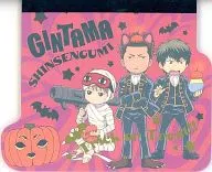 Isao Kondo, Hijikata Toushirou and Sogo Okita (Shinsengumi) die-cut memo pad "GINTAMA"