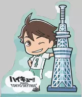 E. Toru Oikawa die-cut memo pad "Haikyu! meets TOKYO SKYTREE"