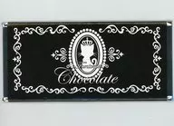 Special bonus for visiting "Black Butler Funtom Cafe Osaka", a milk chocolate memo pad from Phantom Co.