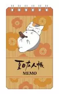 A7 ring memo of Suzume Nyanko-sensei "Natsume's BOOK of FRIENDS"