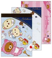 Wonderland Rilakkuma Theme (Brown Tape X Light Blue Cover) Cross Memo "Rilakkuma"