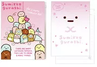 たぴおかテーマ(ピンク) クリアホルダー付B5ノート 「すみっコぐらし」