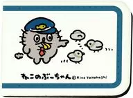 02.ぶーちゃんと小鳥 レザーフセンブック 「ねこのぶーちゃん」