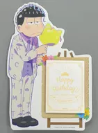 Hitotsumatsu 6 Children's Birthday' 20 memo pad with stand "Osomatsu San, Matsunoya 6 Children's Birthday Festival"