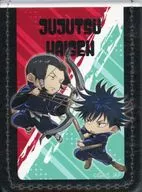 Kei Fushiguro & Kamo 憲紀 レザーフセンブック Mini Character "MAPPA × TSUTAYA TV Anime Original Art Collection Release Memorial Jujutsu Kaisen Mini Anime Original Art Exhibition Vol. 2"