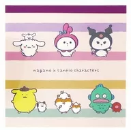 Everyone's Square Memo "Nagano x Sanrio Character Centimeters"