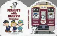 集合 付箋セット 「PEANUTS(SNOOPY)×阪急電鉄 PEANUTS with HANKYU Everyday!」 スヌーピータウンショップオリジナル