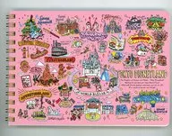 ランド＆シー マップデザインリングノート 「ディズニー」 東京ディズニーリゾート限定