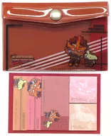 エンデヴァー×ポムポムプリン ポーチ入り付箋 「僕のヒーローアカデミア×サンリオキャラクターズ」