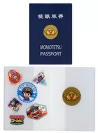 Collective Passport Cover & Passport-like Memo Pad Set "Switch Soft Momotaro Dentetsu World ~ Earth is whirling with hope! ~" Edion Purchase benefits