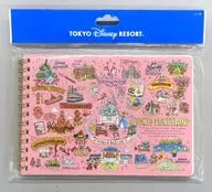 集合(游樂設施)筆記本(素描本風格)"迪士尼>東京迪士尼樂園限定