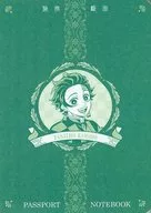 Tanjiro Kamado Passport-like Notebook "World Tour Showing Demon Slayer: Kimetsu no Yaiba Kizuna no Kiseki (The Miracle of the Bond) and Pillar Practice ×ufotable Cafe× Machi ★ Asobi CAFE"