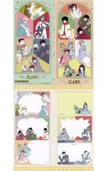Pastel Collection Sticky Notes Set (6 Pattern Sticky Notes Included) "Clamp Exhibition"