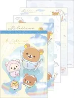 A pattern Ame no chi Haru no Rilakkuma theme memo pad "Rilakkuma"