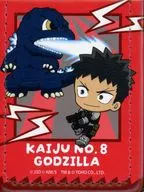 Hibino Kafuka & Godzilla Chibi Character Leather Tag Book "Kaiju 8 × Godzilla Collaboration"