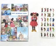 Collection (real photo) 2017 Schedule book "Disney" Tokyo Disney Resort only