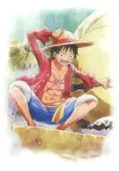 Special bonus for the campaign "ONE PIECE × No Kurazushi 3rd edition", a collection of illustrations with Monkey D. Luffy memo