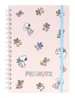 Snoopy & Cadley Bears (Pastel) W Ring Note B6 "PEANUTS (Snoopy)"