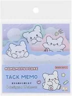 Hanamaru Ghost (blue) die-cut block sticky note "Sanrio Character Connectors"