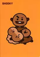 SHOOKY(シュガ) A5ノート(オレンジ) 「BT21」