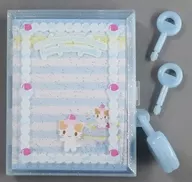 マシュマロみたいなふわふわにゃんこ 鍵付きケース＆メモセット Y2K 第3弾 ホイップデコ 「サンリオキャラクターズ」